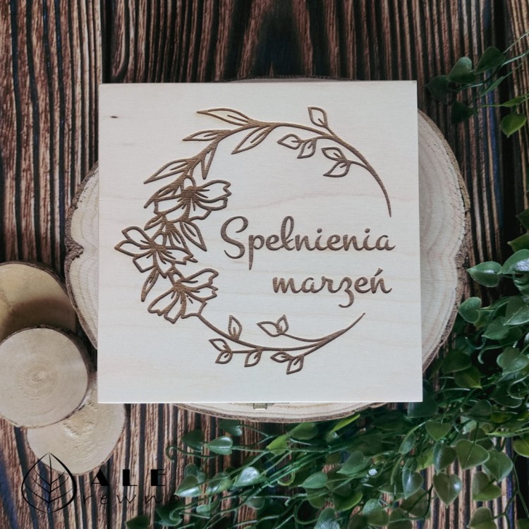 Pudełko urodzinowe z grawerem