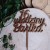 Personalizowany drewniany topper urodzinowy