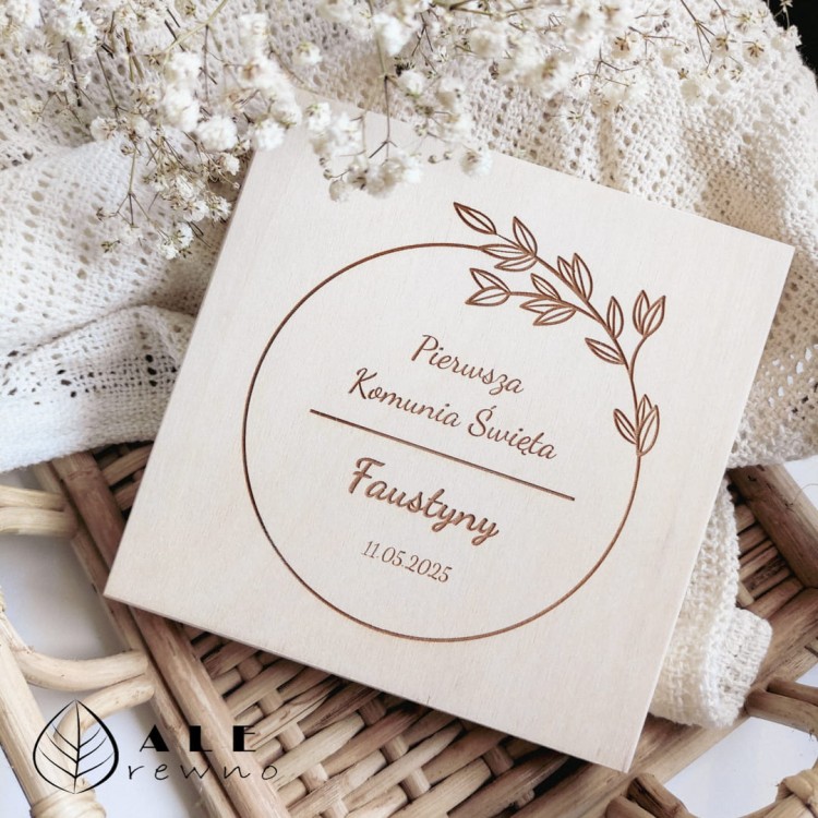 Pudełko na Komunie Świętą