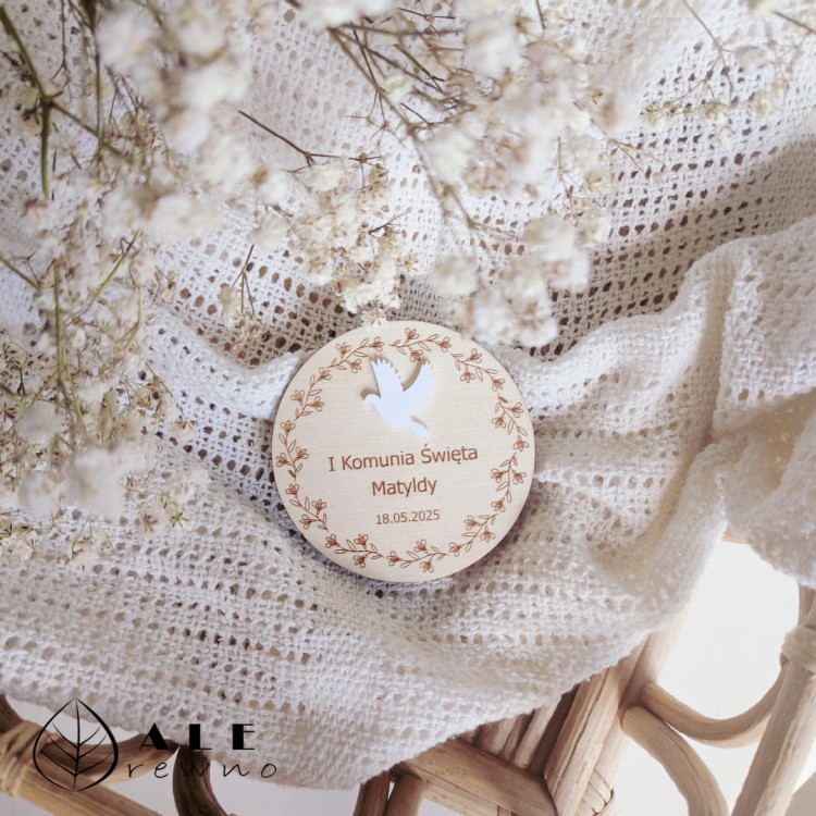 Podziękowanie dla gości na Komunię Świętą