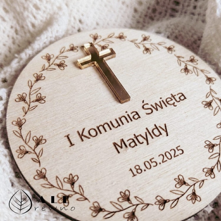 Podziękowanie prezent na Komunię Świętą dla gości