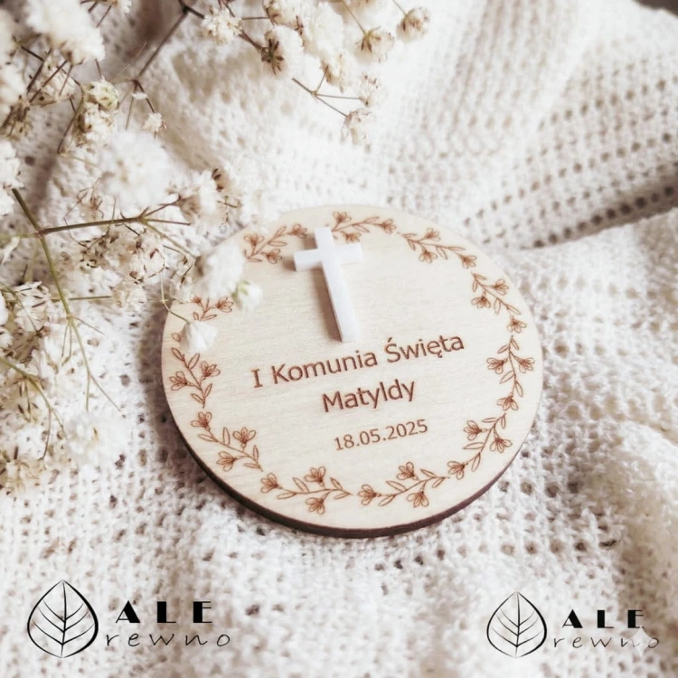 Podziękowanie komunijne dla gości