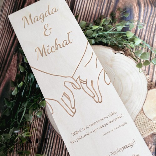 Drewniana skrzynka na alkohol prezent ślubny