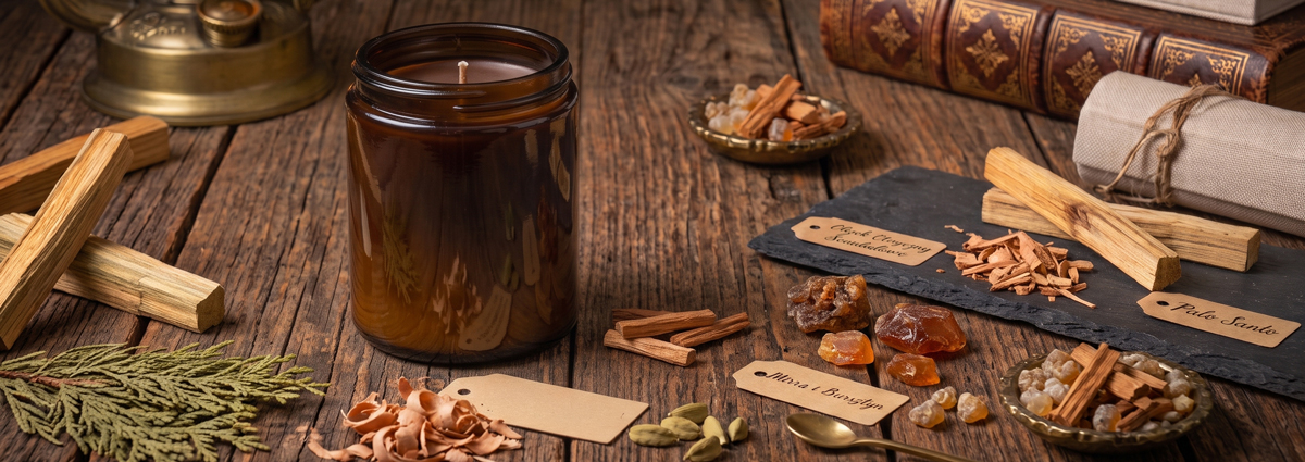 Świeca sojowa zapachowa Palo Santo